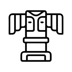 Totem Pole Icon © Noni