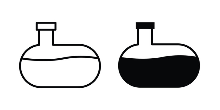 Sewerage tank icon vector design concept in black color
