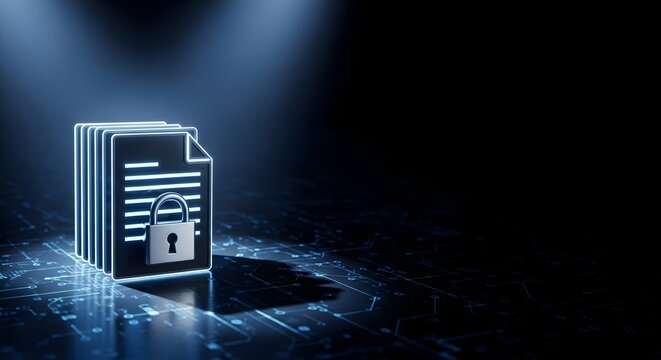 Digital document security concept