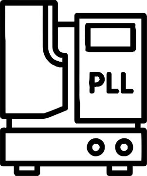 Phase Locked Loop PLL Electronic Circuit Component Icon