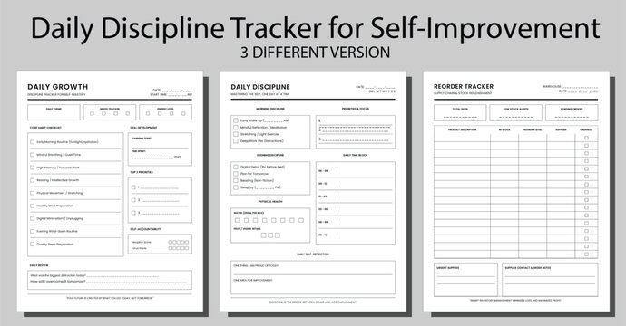 Side Hustle and Business Tracker Bundle, Minimalist Small Business Planner, Project Management and Goal Tracking Sheets, Entrepreneurial Logbook