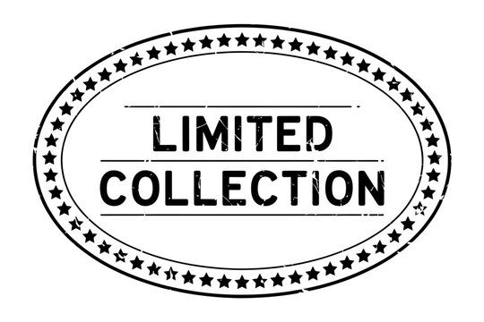 Limited collection stamp with stars and oval shape seal