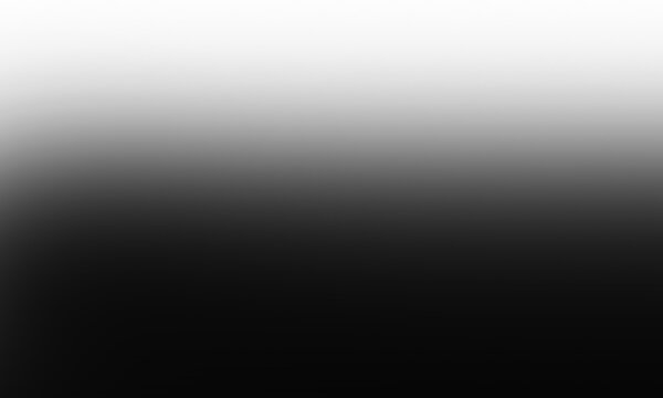 Smooth abstract black and white gradient background isolated on transparent background