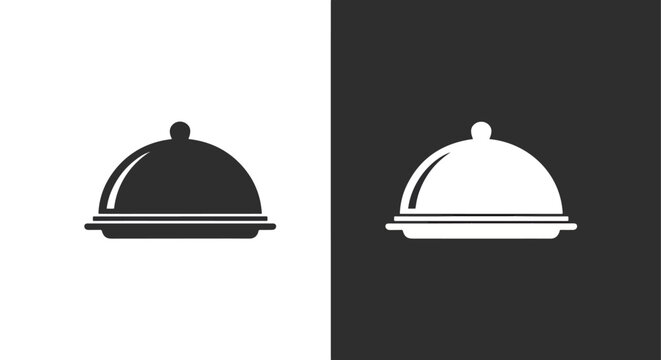 Bellhop vector icons with and without person - Blue icon set - Modern style icon  - Glyph and solid icon set - Icon vector