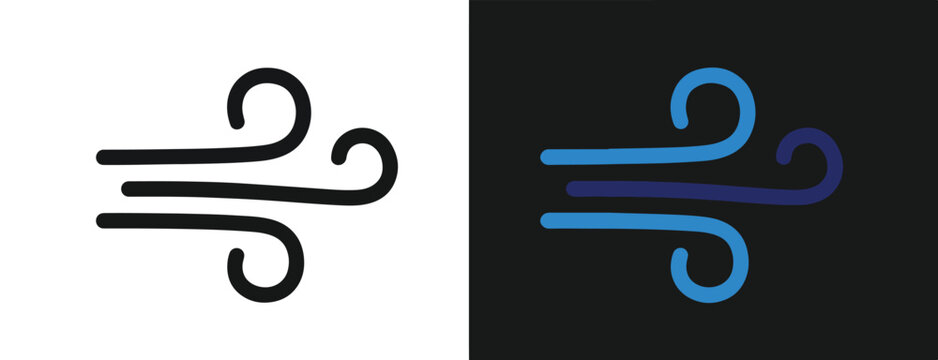 Vector infinity symbols in line art style - Blue icon set - Modern style icon  - Glyph and solid icon set - Icon vector