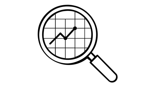 Bell Curve Actuarial Science Graph Vector Icon Illustration. Clean professional statistical data distribution diagram for risk assessment, finance probability research, and economic analysis.