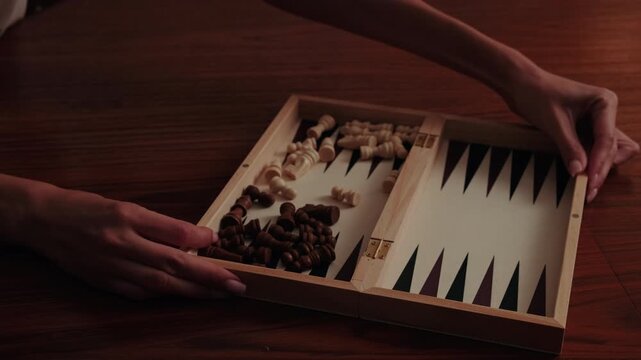 Hands Opening Chess Set for Strategic Board Game