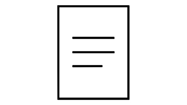 Detailed invoice document vector icon illustration showing a printed billing statement with a systematic grid of itemized charges for professional banking and business accounting operations.