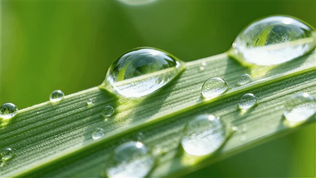 Dew Drops on Grass at the Chinese Solar Term Hanlu