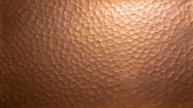 Flat hammered bronze metal texture