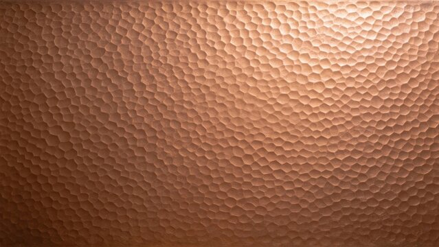 Flat hammered bronze metal texture