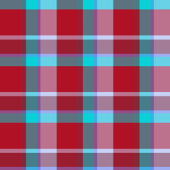Fototapeta premium Vector Plaid Pattern Asymmetric Seamless 3x3