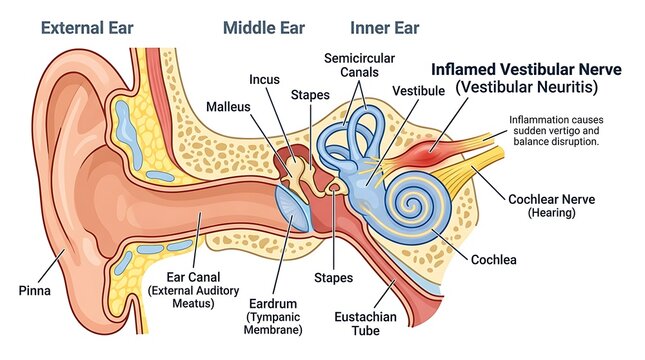 Anatomy of the thyroid and parathyroid glands with internal organs, parathyroid