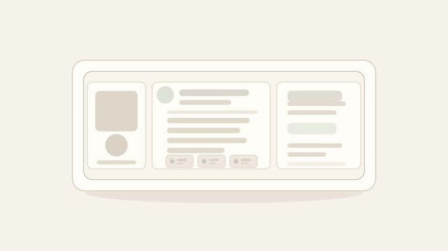 Minimalist User Profile Card Interface Design Featuring Clean Layouts For Modern Web Development And Software Applications