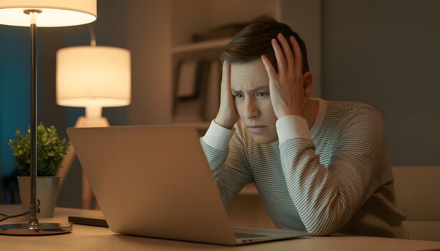 Forgot password login frustration digital problem concept