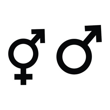 Male and female gender symbols