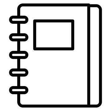 Notebook Planner line icon