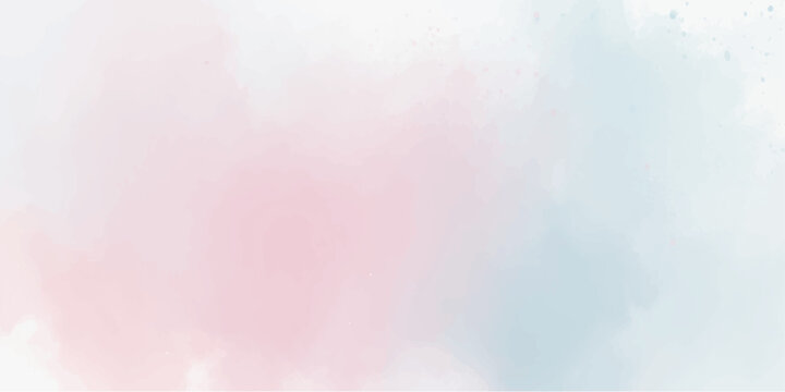 An abstract colorful watercolor background featuring a vintage grunge paper texture with blue water effects and smoky cloud mist for a creative art design backdrop