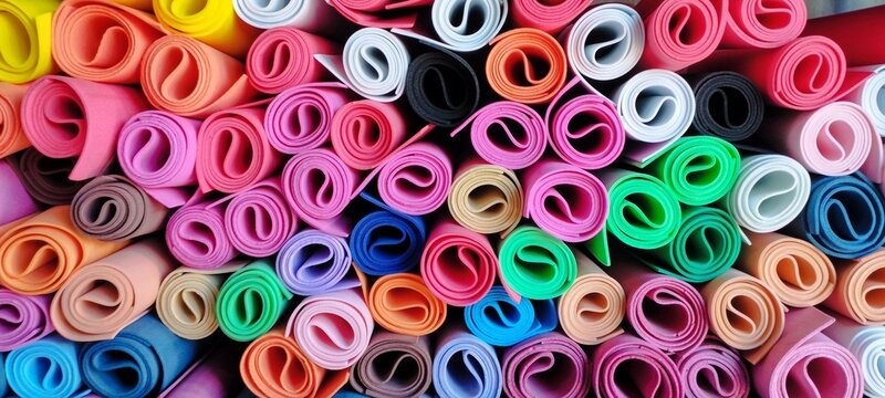 EVA polymer (ethylene vinyl acetate) in different colors