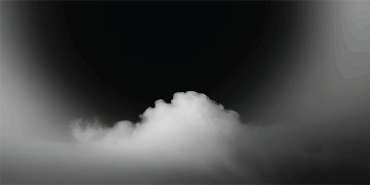 Dramatic monochrome cloud formation against dark sky with monochrome, abstract
