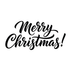 Merry Christmas greeting card text © MSTSAJEDA