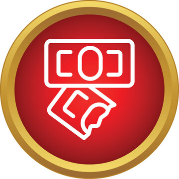 Cash bill inserting into a ticket access validator system
