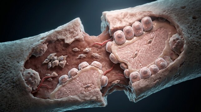 Damaged Bone Tissue Microstructure