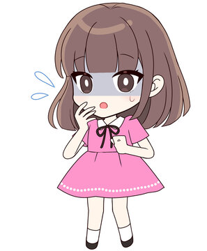 青ざめる女の子　マンガ アニメ