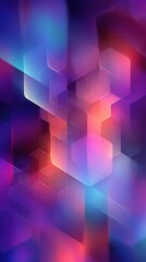Obraz premium Abstract Hexagon Design Futuristic Color Gradient Background