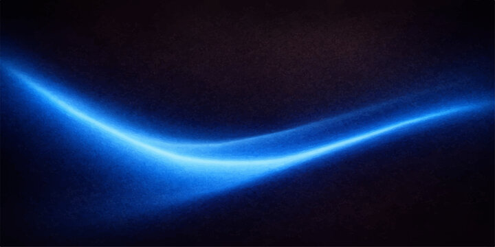A glowing blue space backdrop features an abstract digital design with light waves, motion textures, and star rays that blend dark energy and art into a seamless animation loop wallpaper
