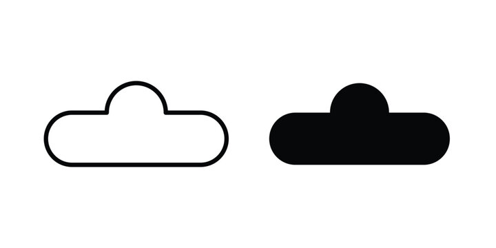 Euro hook icon concept editable stroke outline. flat vector illustration.