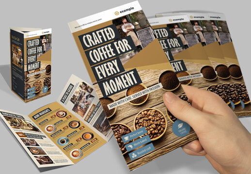 Coffee Bar Offer Tri-Fold Template