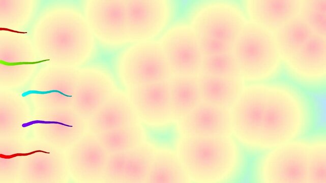 Gradient Texture Abstract Background Featuring Cinematic Bokeh, White Teal Dynamic Motion Loop 2K Seamless Video for Creative Design v20260501113637