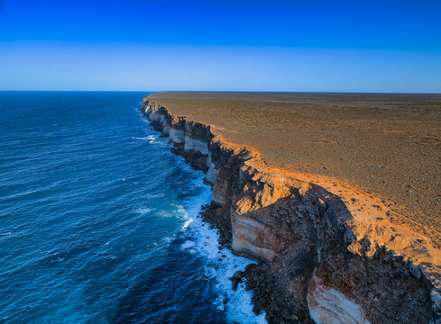Cliffs Overlooking the Great Australian Bight Marine Park in Nullarbor
