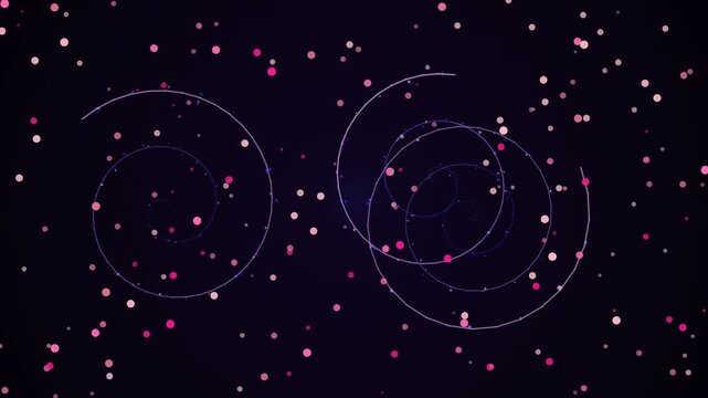 Neon Blob Dark Black and Brown Accelerating Abstract Motion Loop, 2K Seamless Video Footage for Creative Art v20260504205824