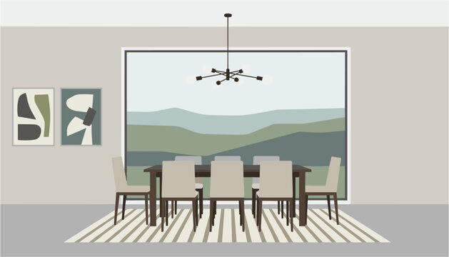 Modern conference room setup with chairs and large screen for presentations