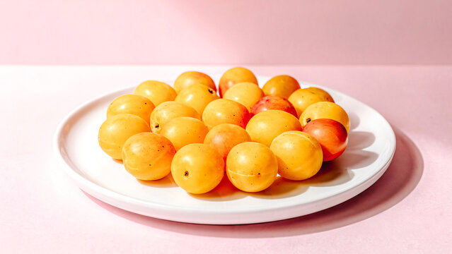 Assiette de mirabelles