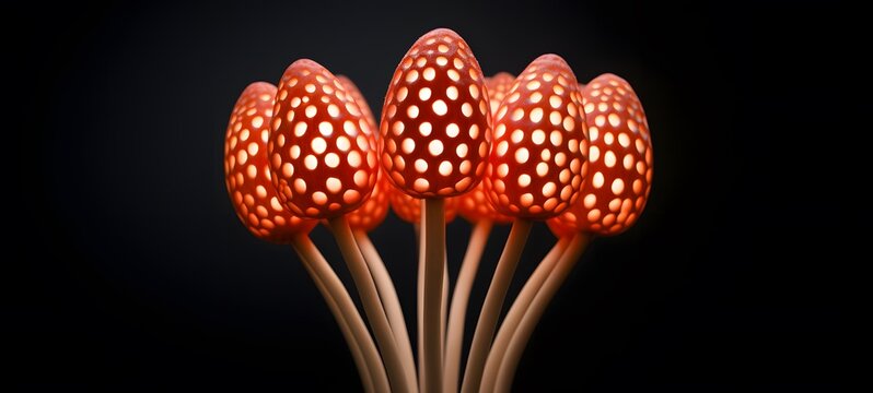 rafflesia arnoldii shaped matchstick carving,generative AI