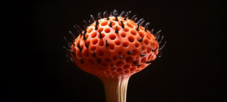 rafflesia arnoldii shaped matchstick carving,generative AI