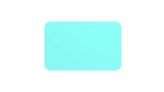 Presentation explainer video motion animation horizontal element for copy space with camera shift 
