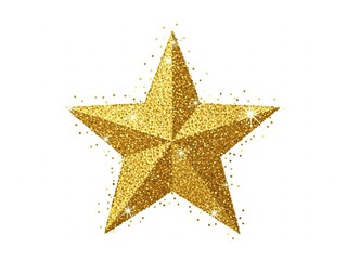 Obraz premium Sparkling golden star