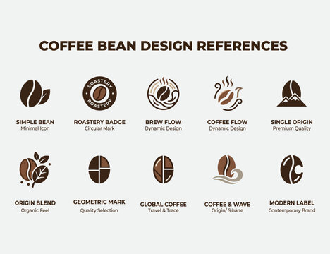 coffee bean design references
