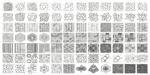 Seamless black and white vector pattern of chess pieces on a vintage line art backdrop for a decorative wallpaper design template © Kulsum