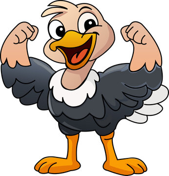 strong ostrich