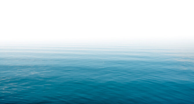 Minimal Calm Blue Ocean Water Surface Background