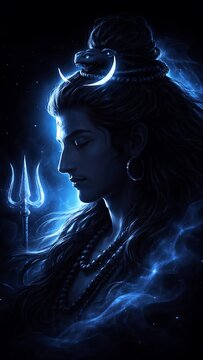 Shiv Shankar Mahadev Nilkanth Bholenath with Mata Parvati Shivshakti on Mahashivratri celebrating divine union love devotion spiritual energy and blessings/ Pradosh Vrat/ Masik Shivaratri