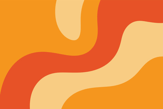 Orange and cream swirls abstract background vector illustration with abstract background vector illustration