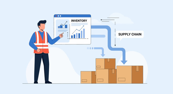 Supply Chain Management and Inventory Control Illustration