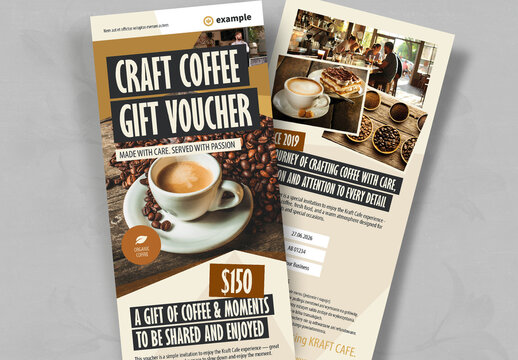 DL Gift Voucher for Coffee Bar Offer