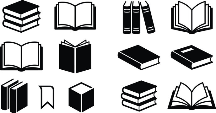 Vector Set of School and University Education Outline Icons Featuring Graduation Caps Books Online Learning Screens World Globes and Diploma Scrolls Isolated on White Background.